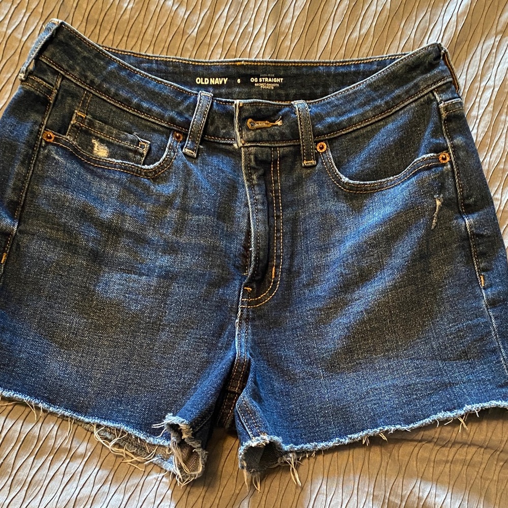 Old Navy Women's Dark Blue Jean Shorts